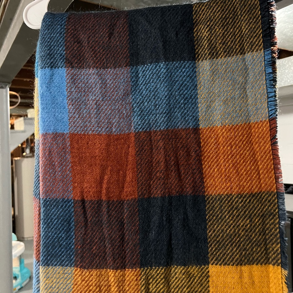 Plaid Multicolor Scarf